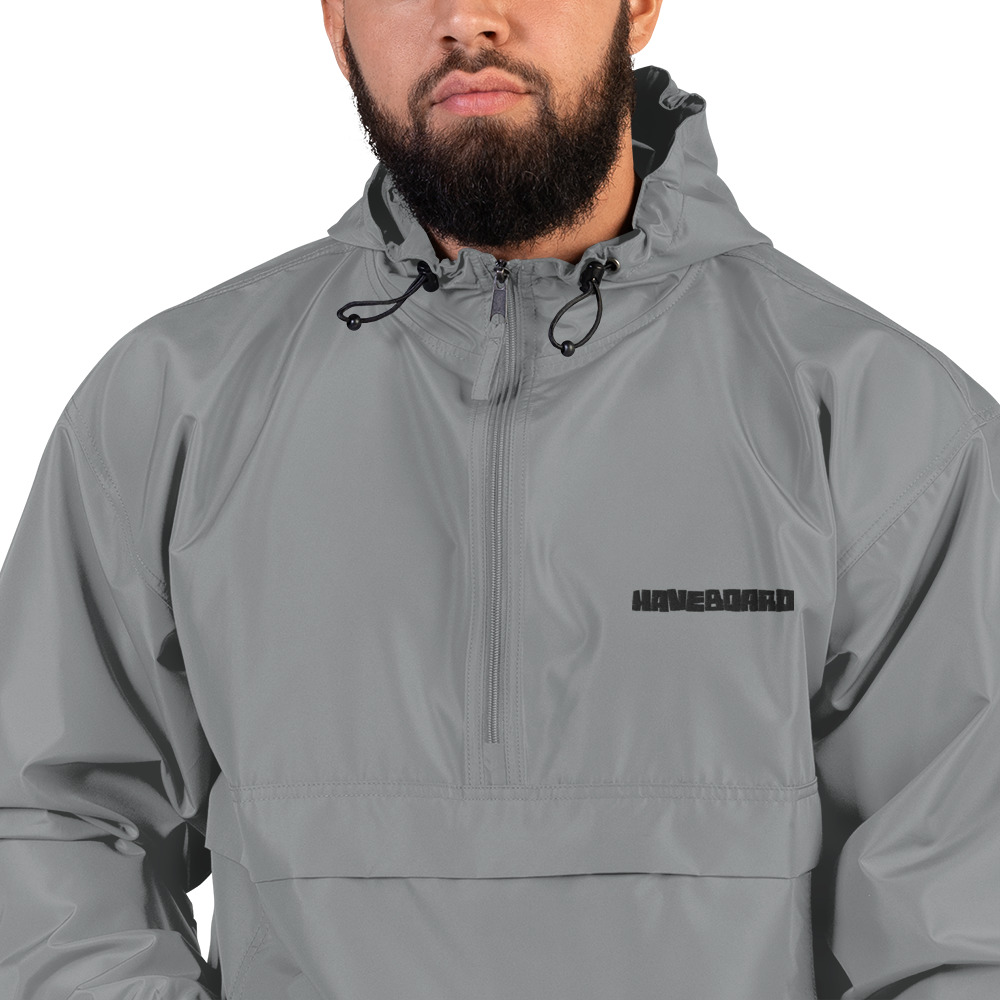 haveboard Champion Windbreaker Pullover (black embroidery) – This 